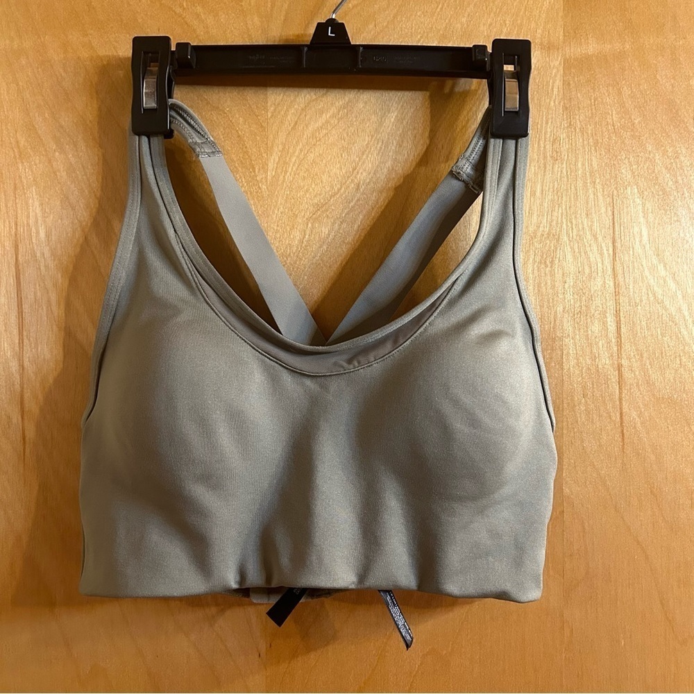 PINK by Victoria Secret Olive green Ultimate lightly lined sports bra size Small
